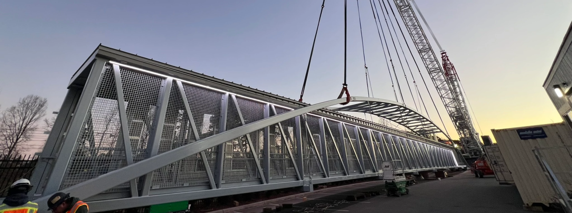 A skybridge was installed in February 2026 connecting the Ella B. Scarborough Community Resource Center and the Eastway Regional Recreation Center.